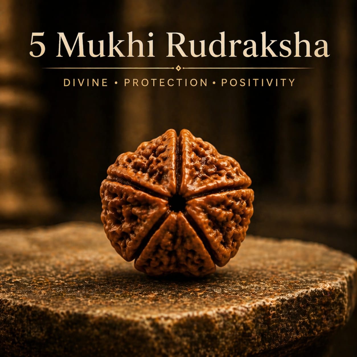 🕉 Original PanchMukhi Nepali Rudraksha (Buy1 Get1 Free)